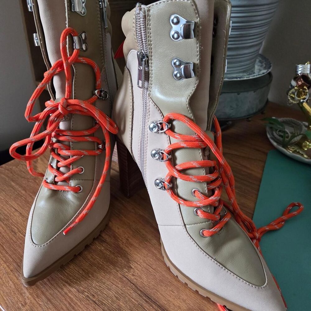 Steve-madden Women's Tan and Cream Boots